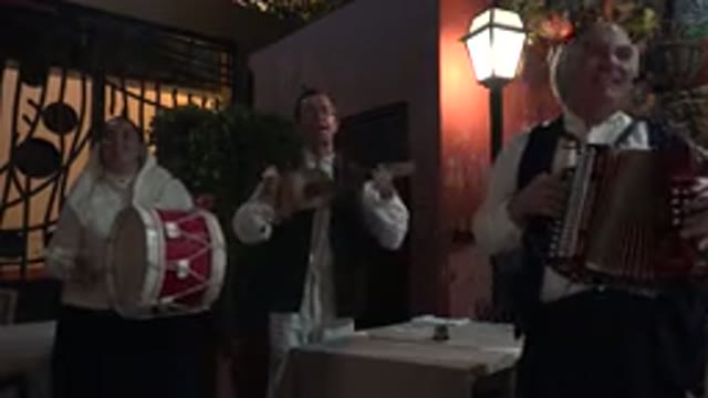MADIERA PORTUGAL-2016: Folk Singer Band Performing Traditional European Music