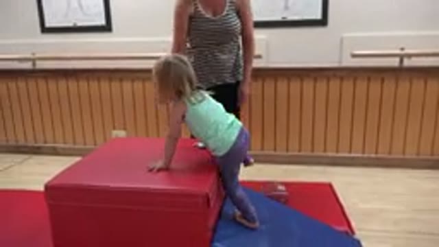 WESTMINSTER COLORADO-2016: The Girl Plays With Her Mother Climbing On A Toy