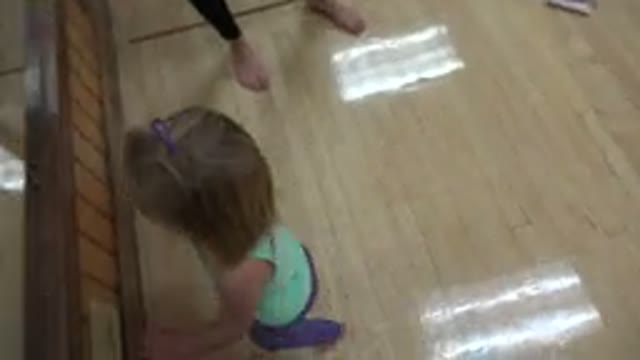 WESTMINSTER COLORADO-2016: Little Girl And Mom Playing In A Playroom