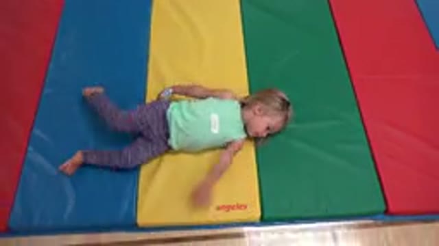 WESTMINSTER COLORADO-2016: Beautiful Female Child Playing And Rolling On A