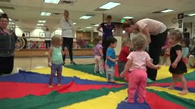 WESTMINSTER COLORADO-2016: Little Kids Playing Grounds With Adults Watching And