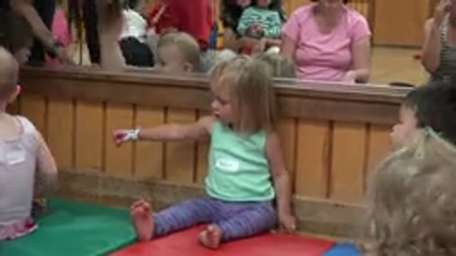 WESTMINSTER COLORADO-2016: Little Girls Sitting On The Floor Of A Room With