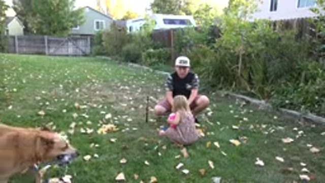 WESTMINSTER COLORADO-2016: Father Playing With His Daughter In The Afternoon