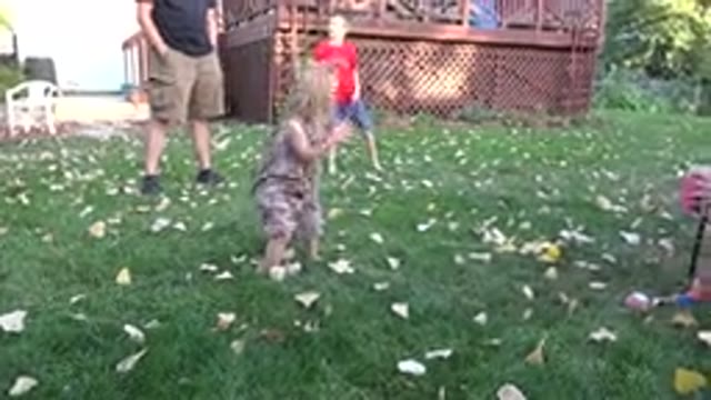 WESTMINSTER COLORADO-2016: The Children Of Different Ages Play Together In The Yard