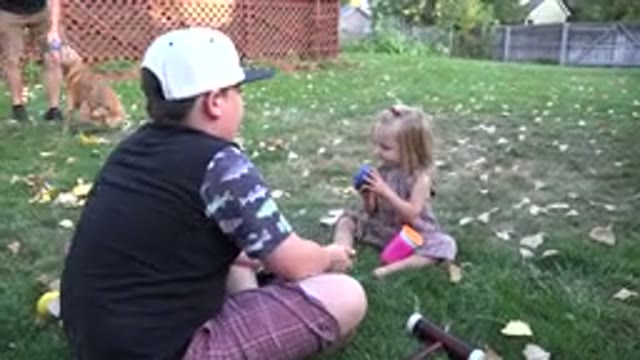 WESTMINSTER COLORADO-2016: Cousins Playing In The Backyard