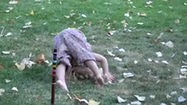 WESTMINSTER COLORADO-2016: A Little Girl Is Playing Outside In A Playground On A