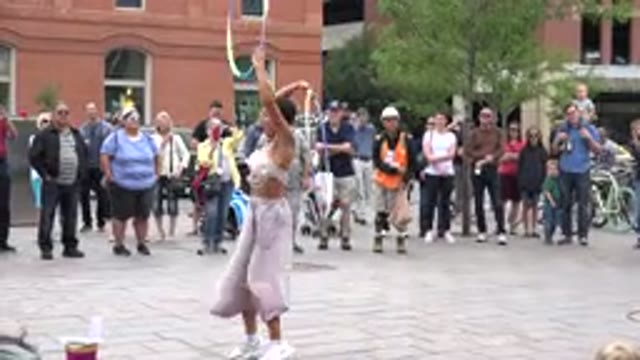 GRAND JUNCTION COLORADO-2017: Hula Hoop Tricks On Road