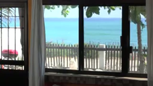 GRAND JUNCTION COLORADO-2017: The Ocean And Beach And Shore From Inside House