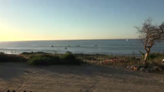 GRAND JUNCTION COLORADO-2017: A Beautiful Beach At Sunrise Or Sunset With Blue