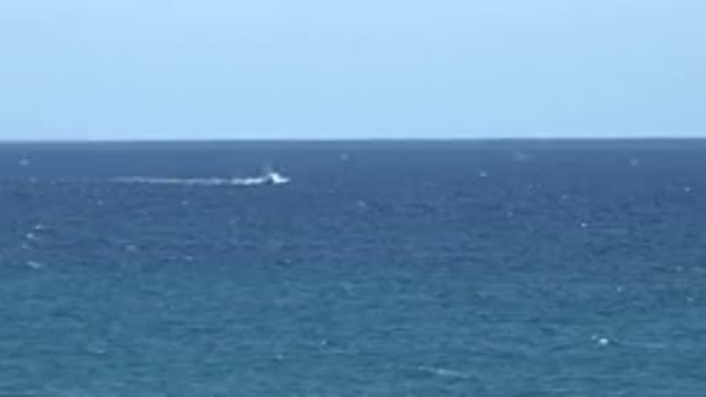 GRAND JUNCTION COLORADO-2017: A White Boat Sailing in the Middle of Silent Waters