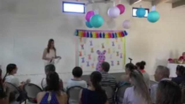 CABO SAN LUCAS MEXICO-2019: Little Girl Performs On Stage With Microphone