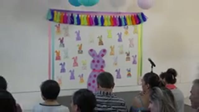 CABO SAN LUCAS MEXICO-2019: Child Getting On Stage For End-Of-Year Show
