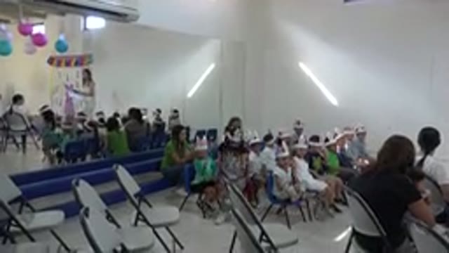 CABO SAN LUCAS MEXICO-2019: Easter Event For Children Wearing Bunny Ears