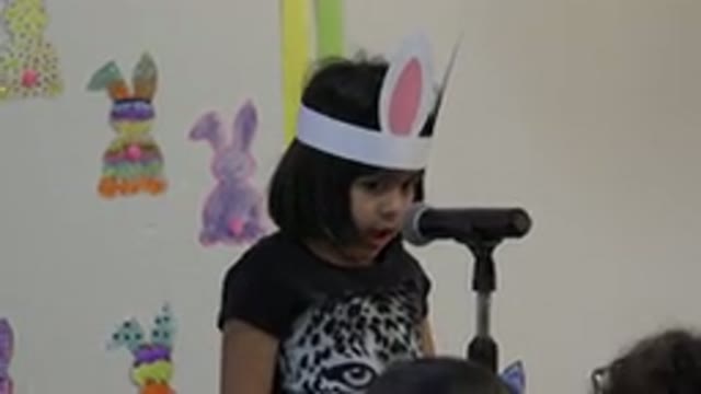 CABO SAN LUCAS MEXICO-2019: Little Shy Girl Talks On The Microphone