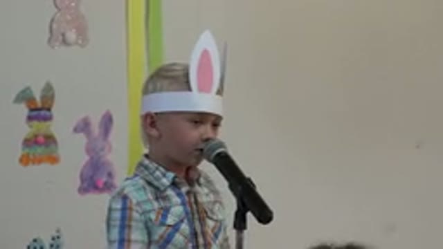 CABO SAN LUCAS MEXICO-2019: Little Boy Giving A Speech Into A Microphone