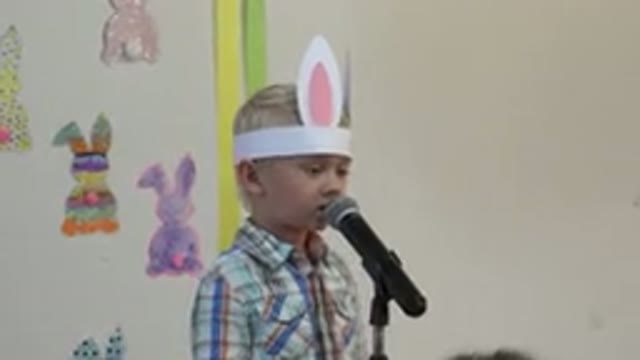 CABO SAN LUCAS MEXICO-2019: A Confident Little Boy Giving A Speech Into A Microphone