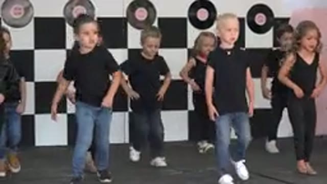 CABO SAN LUCAS MEXICO-2019: Children Learning Dance Steps At A Dance Studio
