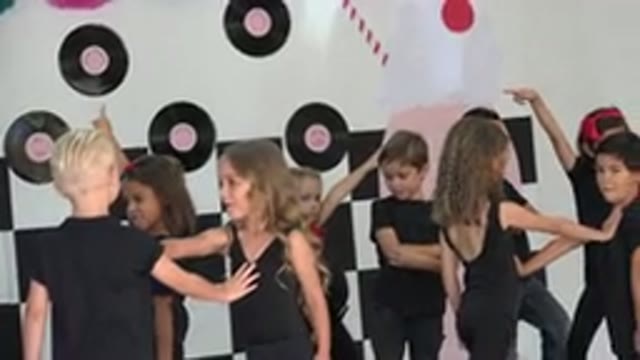 CABO SAN LUCAS MEXICO-2019: Little Kids Doing A Choreographed Routine Of A Sort