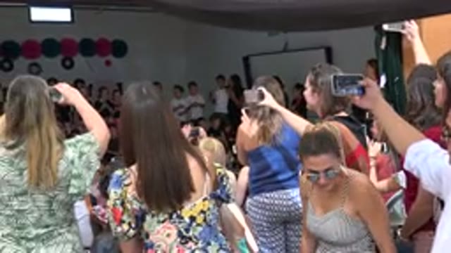 CABO SAN LUCAS MEXICO-2019: Women Take Pictures And Video With Their Mobile