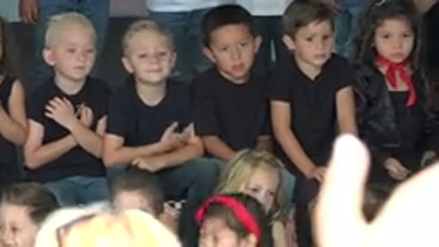 CABO SAN LUCAS MEXICO-2019: Group Of Children Wearing Black T-Shirts And Jeans