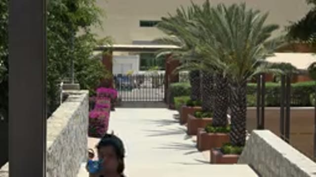 CABO SAN LUCAS MEXICO-2019: Little Boy With A Barcelona Team Jersey Drinking In
