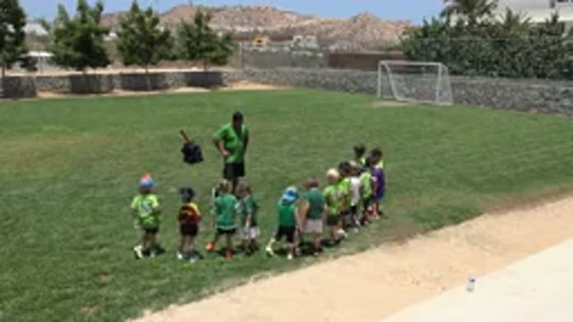 CABO SAN LUCAS MEXICO-2019: Children Gathered To Play Football