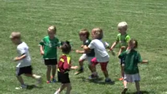 CABO SAN LUCAS MEXICO-2019: Children On Two Different Teams Compete In Soccer