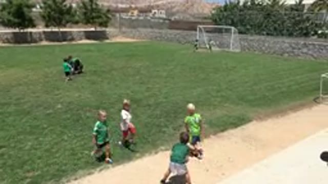 CABO SAN LUCAS MEXICO-2019: Smart Little Kids Playing Soccer