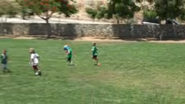 CABO SAN LUCAS MEXICO-2019: Children Playing Soccer On A Soccer Field