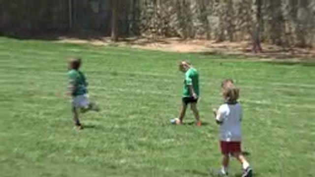 CABO SAN LUCAS MEXICO-2019: Little Girl Plays Soccer With Other Kids