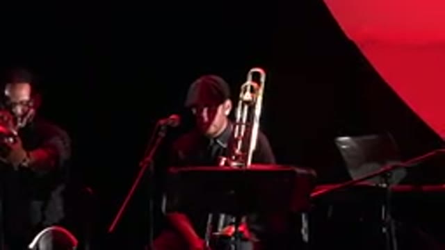 CABO SAN LUCAS MEXICO-2019: Musicians Playing Trumpet And Other Instruments On Stage