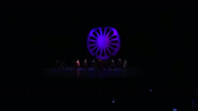 CABO SAN LUCAS MEXICO-2019: Girls Dressed In Peasant Dresses Dance On Stage As