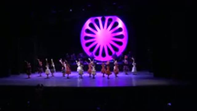 CABO SAN LUCAS MEXICO-2019: Cute Little Girls Dancing On Stage