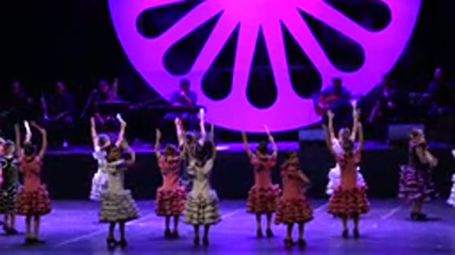 CABO SAN LUCAS MEXICO-2019: Children Do A Dance Performance In Stage With Purple