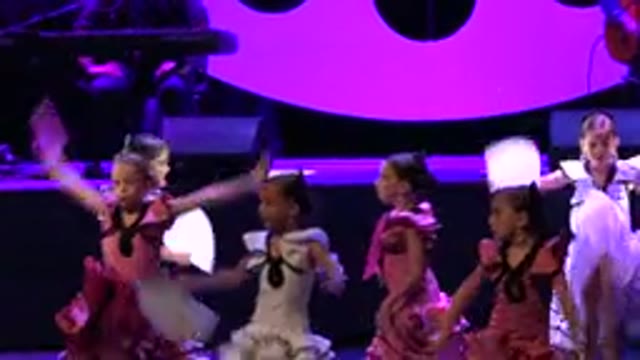 CABO SAN LUCAS MEXICO-2019: Little Girls Dancing With Grace on Stage