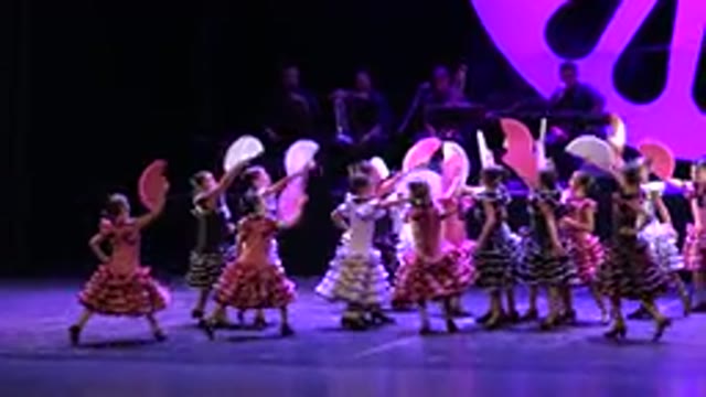CABO SAN LUCAS MEXICO-2019: All Girls Traditional Cultural Dance in Large Well-Lit Venue