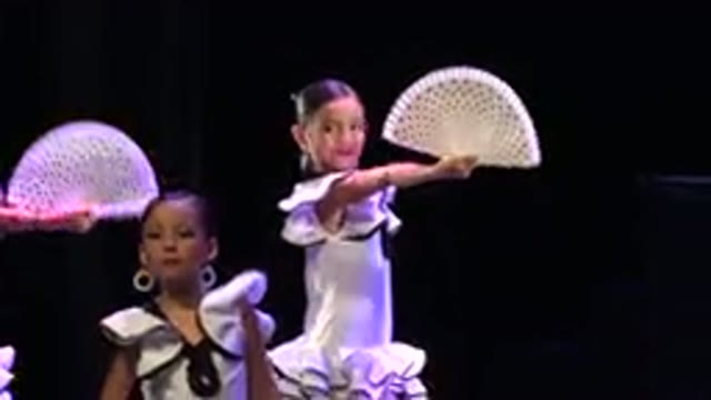 CABO SAN LUCAS MEXICO-2019: Confident And Smart Little Girls Performing A Choreographed Dance