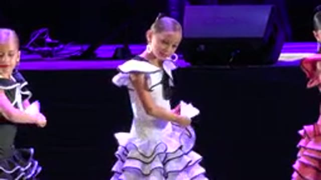 CABO SAN LUCAS MEXICO-2019: Three Neat Little Girls Spinning While Dancing In