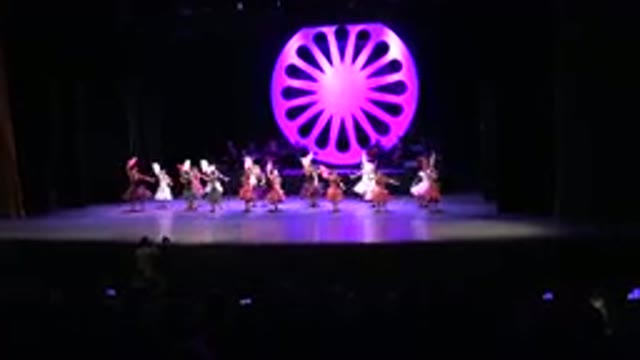 CABO SAN LUCAS MEXICO-2019: Dancers On A Stage Doing A Choreographed Routine