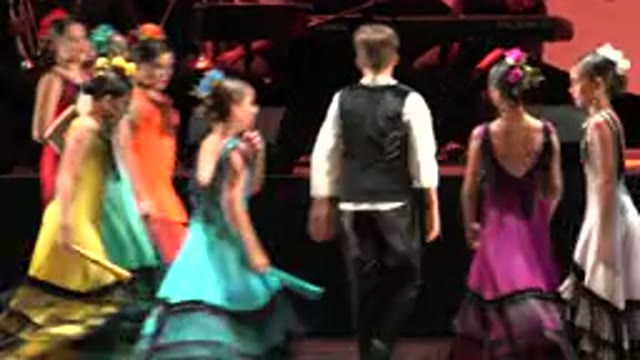 CABO SAN LUCAS MEXICO-2019: Kids In Costumes Doing A Choreographed Dance On Stage