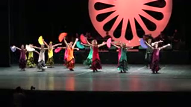 CABO SAN LUCAS MEXICO-2019: Spanish Dancer Woman Show With Traditional Custom