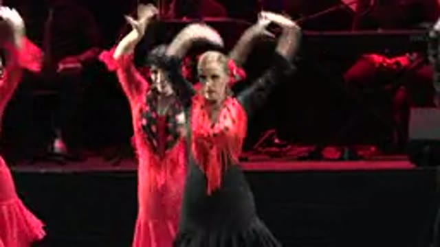 CABO SAN LUCAS MEXICO-2019: Women Doing A Choreographed Routine On A Stage