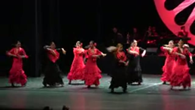 CABO SAN LUCAS MEXICO-2019: Spanish Dancer Show With Traditional Custom Folk