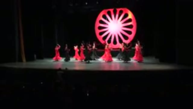 CABO SAN LUCAS MEXICO-2019: Group Of Dancers Performing A Synchronized And Choreographed Routine