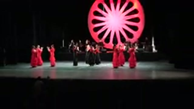 CABO SAN LUCAS MEXICO-2019: Some Little Girls Are Performing On The Stage With