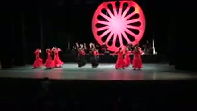 CABO SAN LUCAS MEXICO-2019: Women Dancing On Stage In Theater During Night With