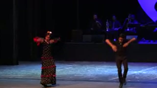 CABO SAN LUCAS MEXICO-2019: Spanish Dancer Woman Show With Traditional Custom