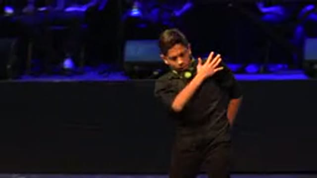 CABO SAN LUCAS MEXICO-2019: A Young Man Dancing On Stage In A Black Outfit