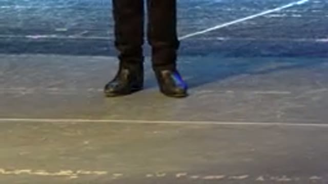CABO SAN LUCAS MEXICO-2019: A Stylish Man Tap Dancing During Presentation In