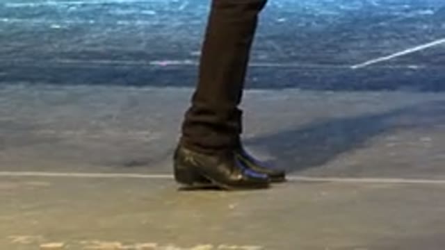 CABO SAN LUCAS MEXICO-2019: Close Up Of The Feet Of A Flamenco Dancer During A